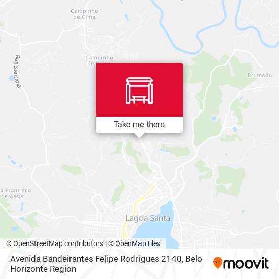 Avenida Bandeirantes Felipe Rodrigues 2140 map