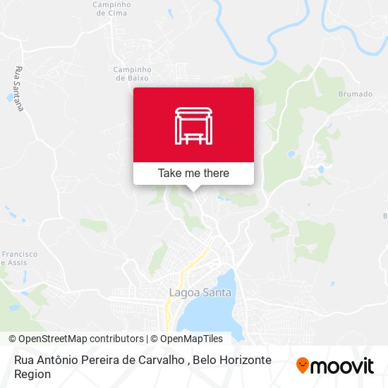 Rua Antônio Pereira de Carvalho map