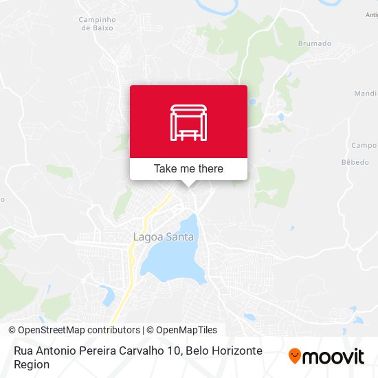 Rua Antonio Pereira Carvalho 10 map