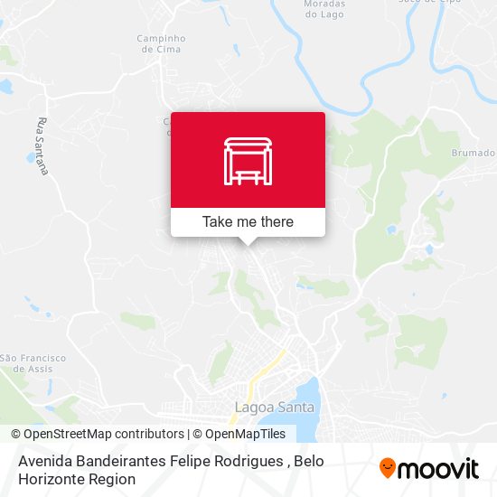 Avenida Bandeirantes Felipe Rodrigues map