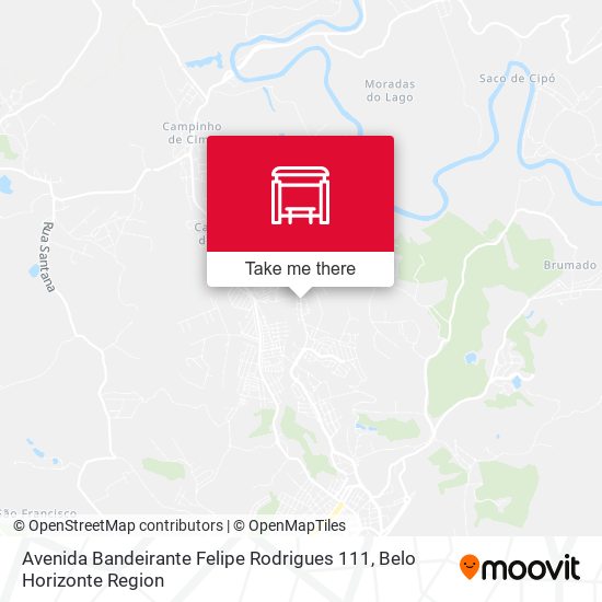 Avenida Bandeirante Felipe Rodrigues 111 map