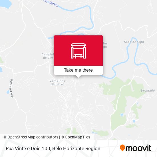 Rua Vinte e Dois 100 map
