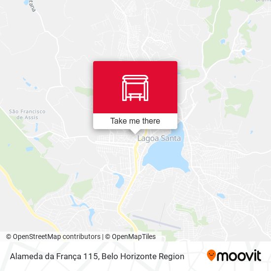 Alameda da França 115 map