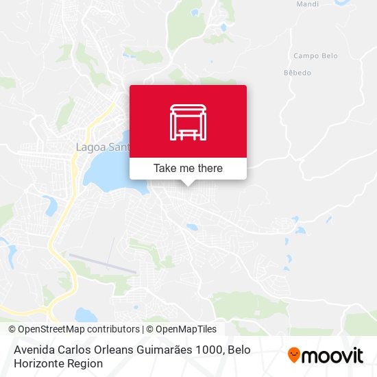 Avenida Carlos Orleans Guimarães 1000 map