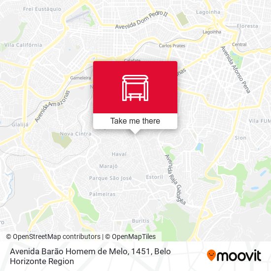 Avenida Barão Homem de Melo, 1451 map