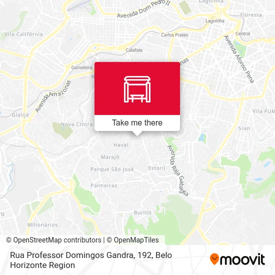 Rua Professor Domingos Gandra, 192 map