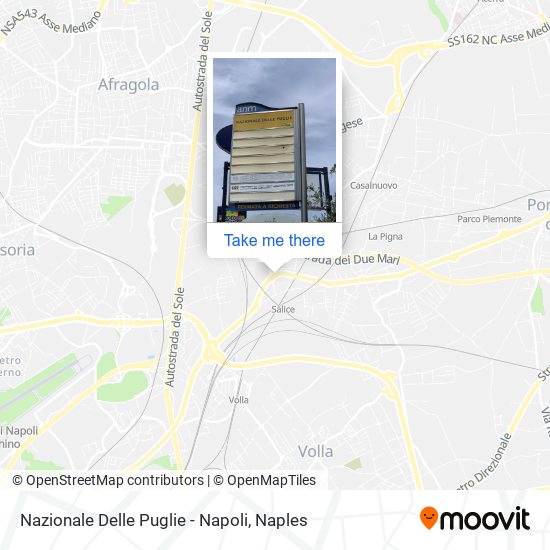 Nazionale Delle Puglie - Napoli map