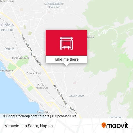 Vesuvio - La Sesta map