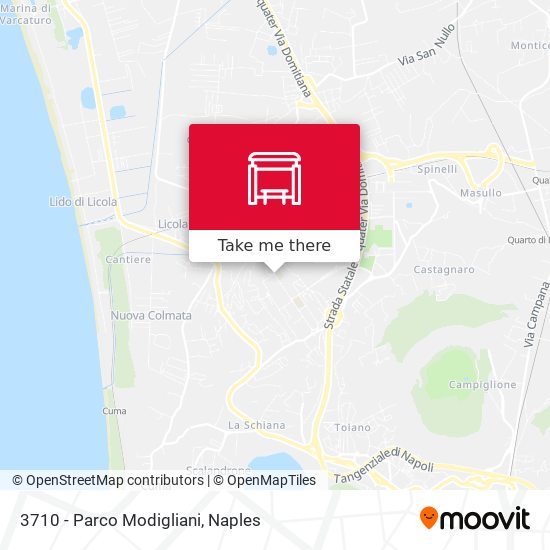 3710 - Parco Modigliani map
