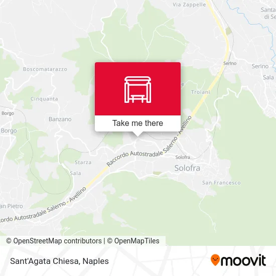 Sant'Agata Church map