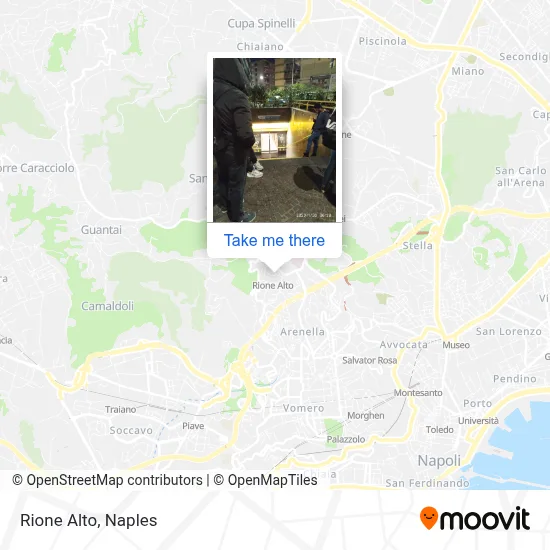 Rione Alto map