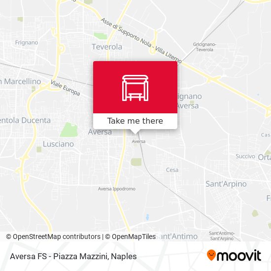 Aversa FS - Piazza Mazzini map