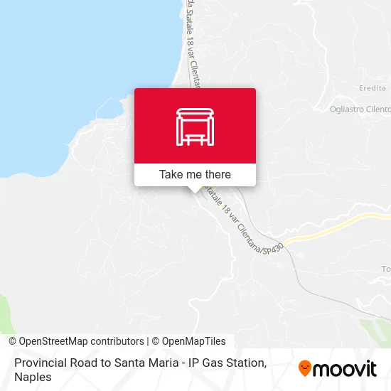 Provincial Road to Santa Maria - IP Gas Station map