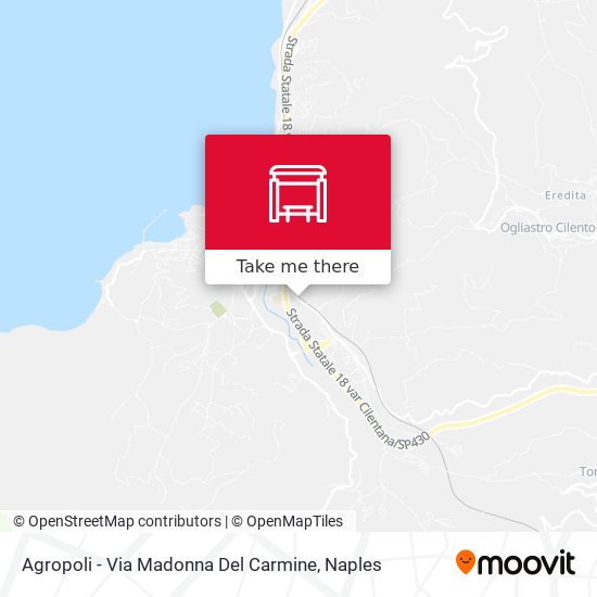 Agropoli - Via Madonna Del Carmine map