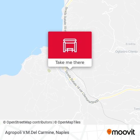 Agropoli V.M.Del Carmine map
