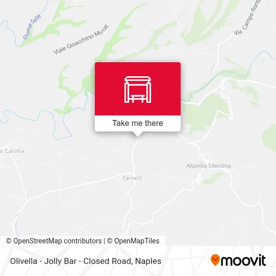 Olivella - Jolly Bar - Closed Road map
