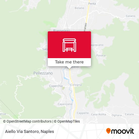 Aiello Via Santoro map