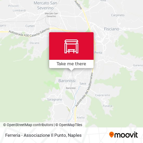 Ferreria - Associazione Il Punto map