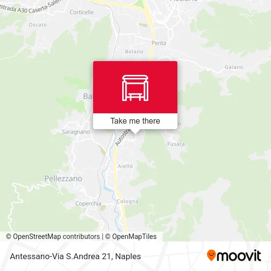 Antessano-Via S.Andrea 21 map