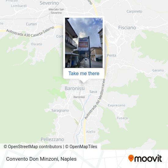 Convento Don Minzoni map