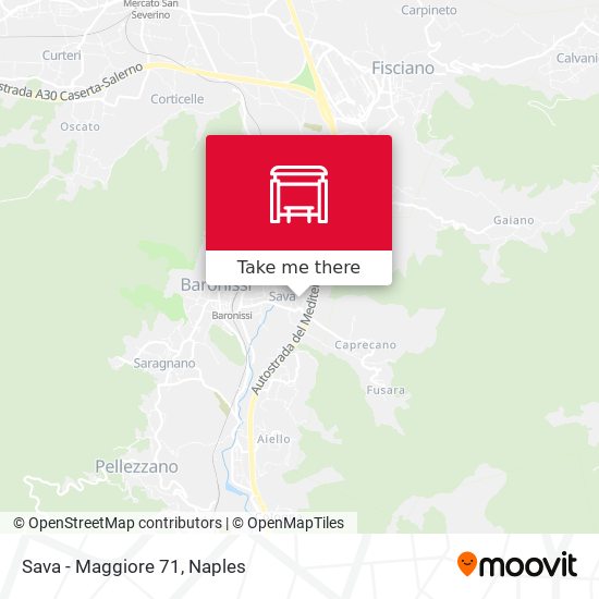 Sava - Maggiore 71 map