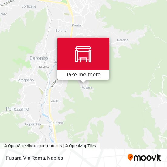 Fusara-Via Roma map