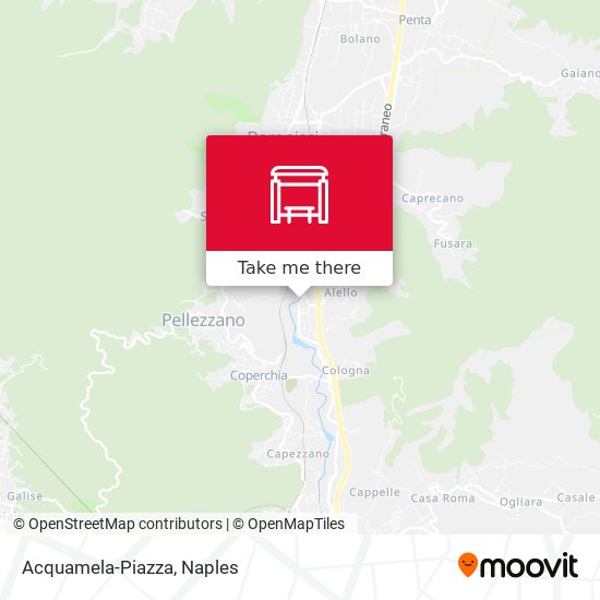 Acquamela-Piazza map