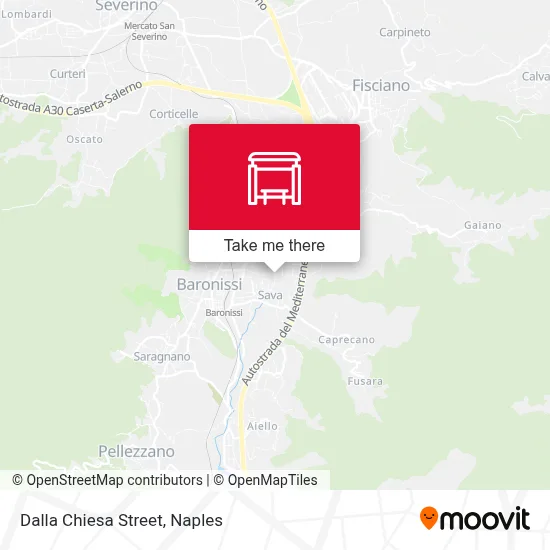 Dalla Chiesa Street map