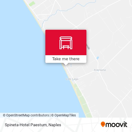 Spineta-Hotel Paestum map