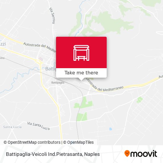 Battipaglia-Veicoli Ind.Pietrasanta map