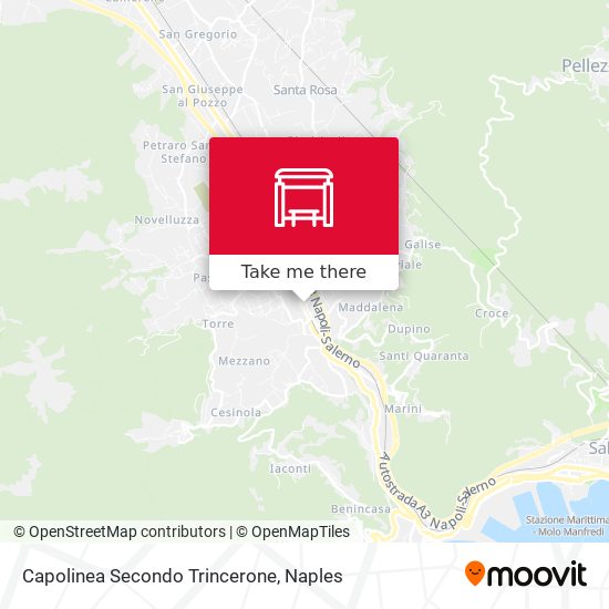 Capolinea Secondo Trincerone map