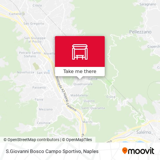 S.Giovanni Bosco Campo Sportivo map
