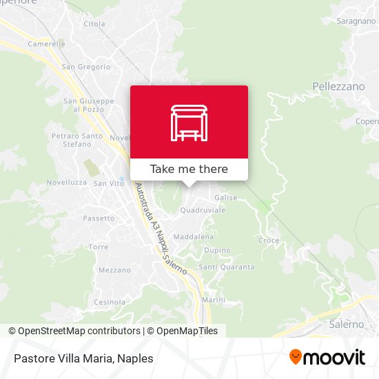 Pastore Villa Maria map