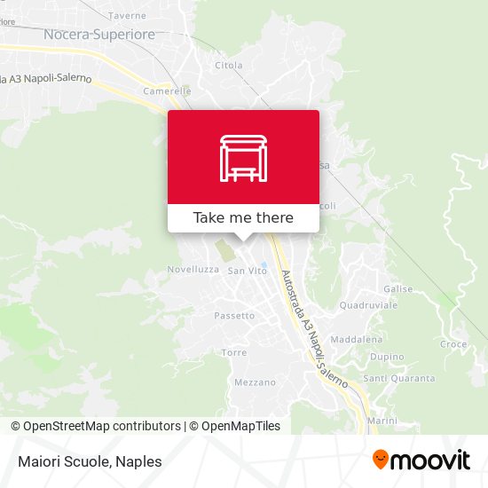 Maiori Scuole map