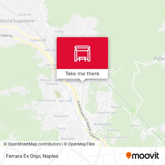 Ferrara Ex Onpi map