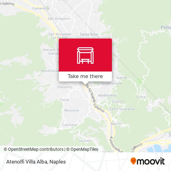 Atenolfi Villa Alba map