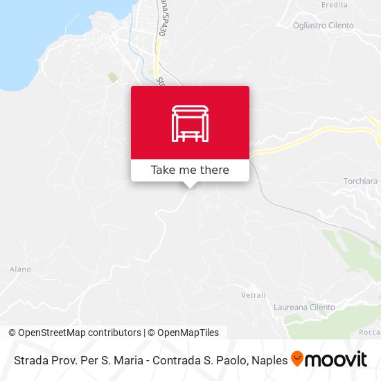 Strada Prov. Per S. Maria - Contrada S. Paolo map
