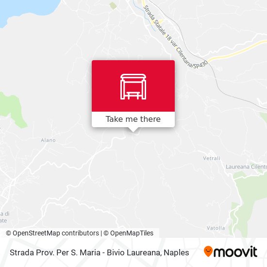 Strada Prov. Per S. Maria - Bivio Laureana map
