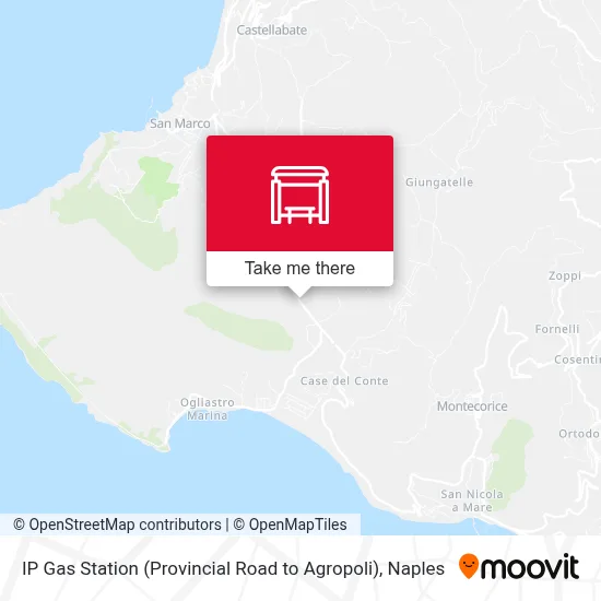 IP Gas Station (Provincial Road to Agropoli) map
