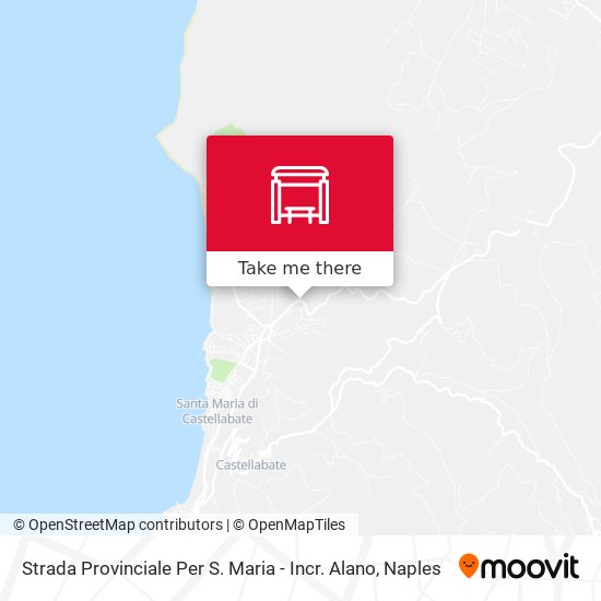 Strada Provinciale Per S. Maria - Incr. Alano map
