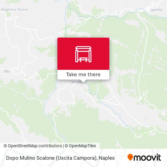 Dopo Mulino Scalone (Uscita Campora) map