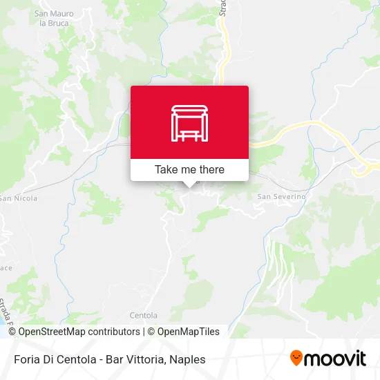 Foria Di Centola - Bar Vittoria map