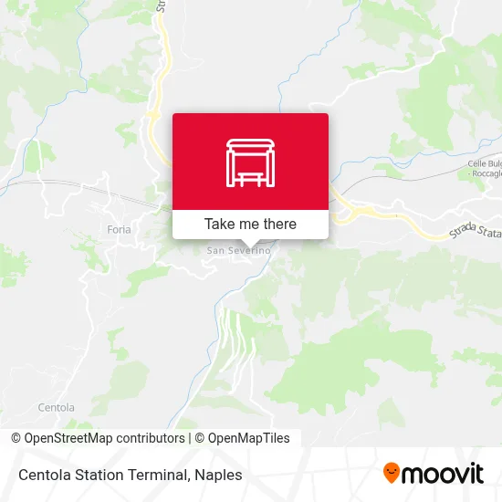 Centola Station Terminal map