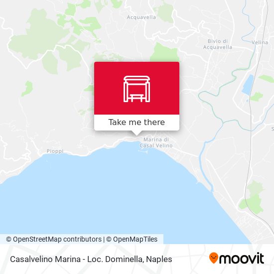 Casalvelino Marina - Loc. Dominella map