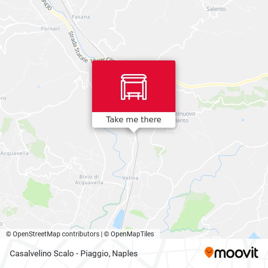 Casalvelino Scalo - Piaggio map