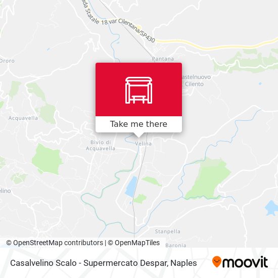 Casalvelino Scalo - Supermercato Despar map