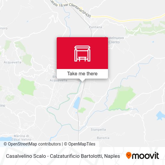 Casalvelino Scalo - Calzaturificio Bartolotti map