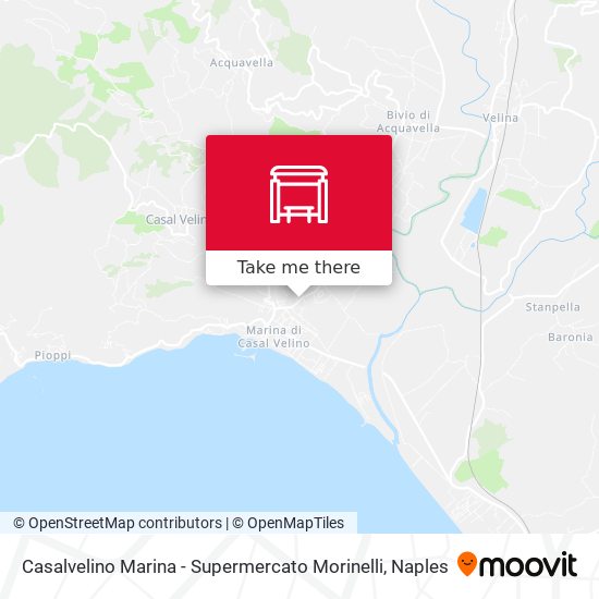 Casalvelino Marina - Supermercato Morinelli map