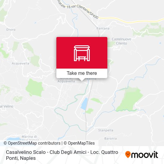 Casalvelino Scalo - Club Degli Amici - Loc. Quattro Ponti map