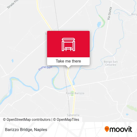 Barizzo Bridge map